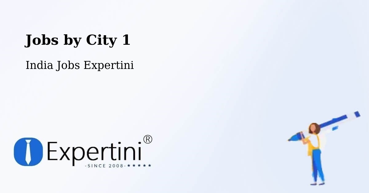 City Jobs in India - Expertini